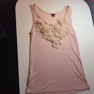 Ann Taylor pink tank top.